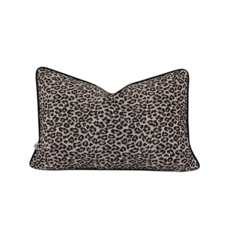 Black and beige animal paw print scatter cover by Giava Interiors. Made in South Africa. 