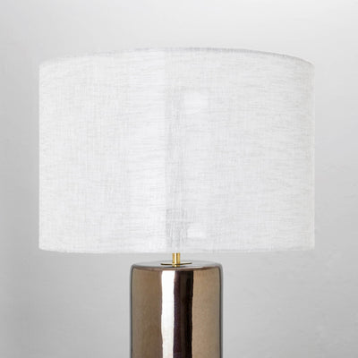 Soft grey lamp shade by Giava Interiors made in South Africa.