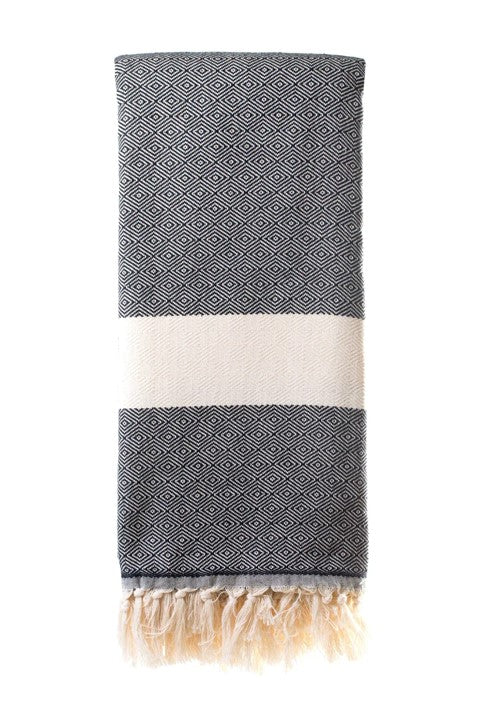 Woven herringbone throw by Giava Interiors made in South Africa