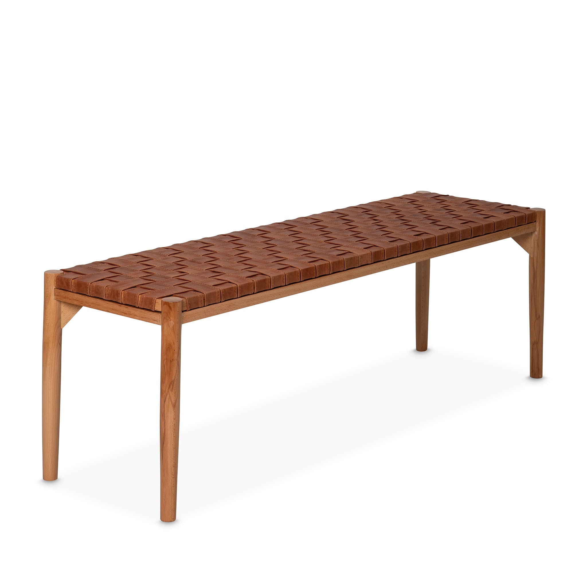 Rimpi Leather Bench exclusive at Giava – Giava Interiors